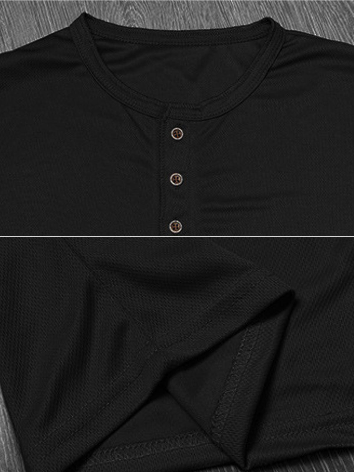 AeroDry Non-Wrinkle Stretch Henley