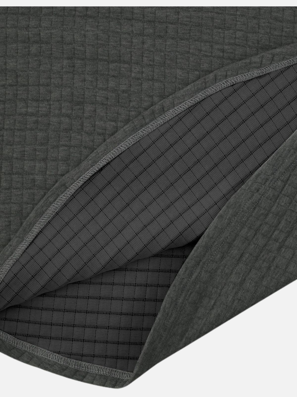 AEROStretch Non-Iron Check Half-Zip Sweatshirt